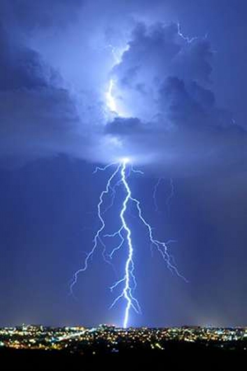 Blue Lightning Poster Print by Douglas Taylor - Item # VARPDXPSTLR669